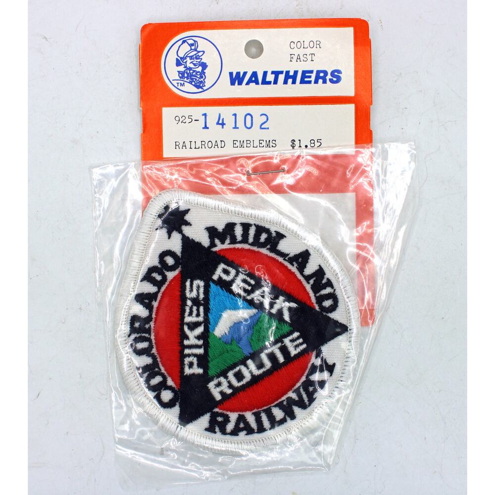 NOS Colorado Midland Pikes Peak Route Railway Railroad Patch